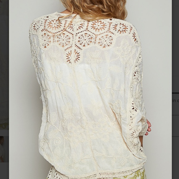 3. NWOT POL Cream Crochet Cardigan - Picture 4 of 8